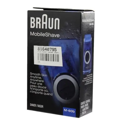Braun 81640795 M-60 Pocket Shaver