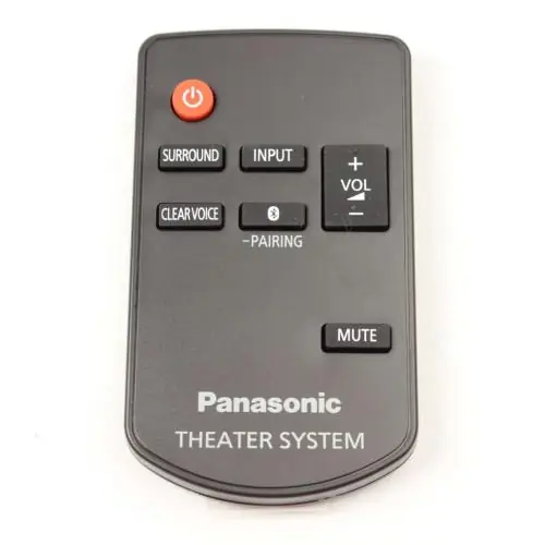 Panasonic N2QAYC000102 Remote Control