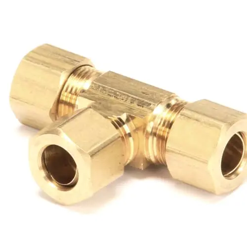 Southbend Range 1147201 Tee Union Brass 3/8 cc