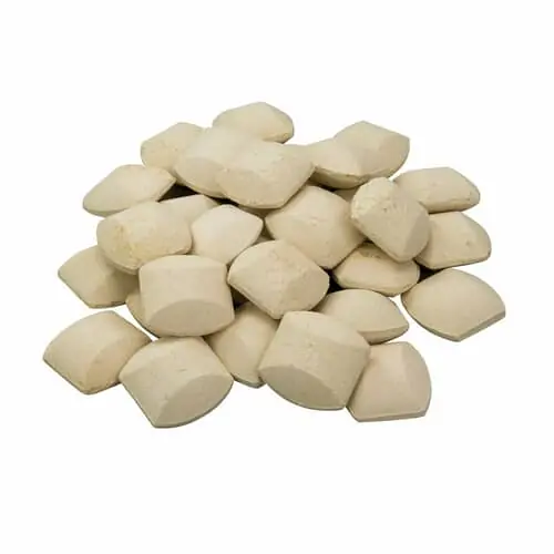 Winco NGCB-P7 Ceramic Briquettes Bag 24 Pieces