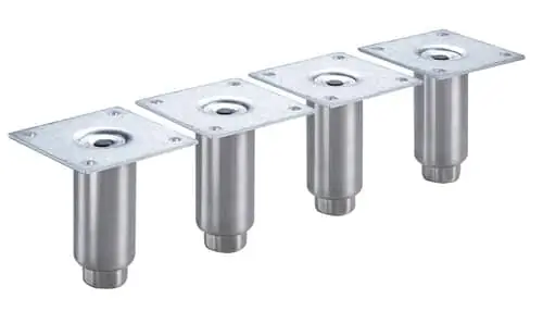 Krowne BS-102 Legs 4 Stainless Steel For Ba