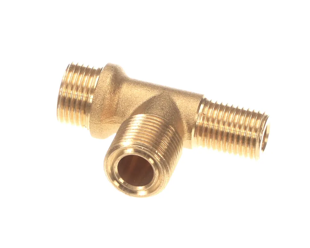 Unic CN898 Brass Tee Fitting - 3/8 Bspm X 3/8 Bspm