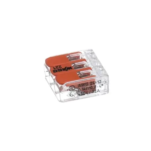 Vollrath 4350811-1 Connector, 3 Wire Wago 221-413