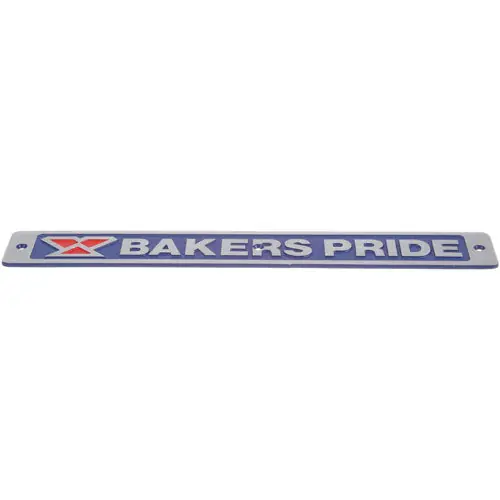 Bakers Pride 2M-U1043A Nameplate