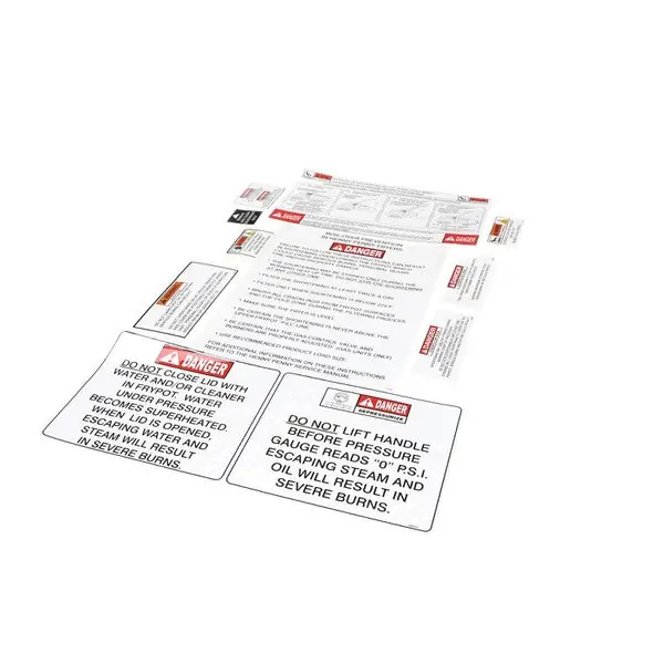 Henny Penny 97347 PFE 590 LABEL KIT