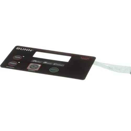 Bunn 38876.0005 Switch Membrane 3 Warmers Replacement MPN