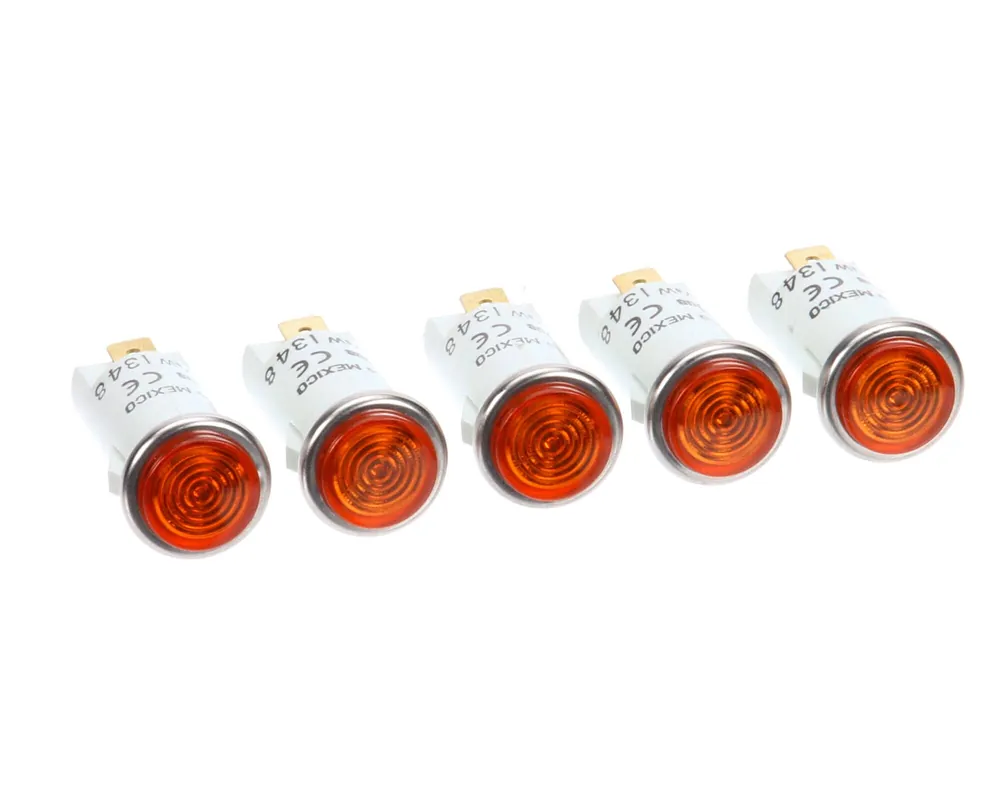 Prince Castle 71-135-1S Light Pilot Amber 120v (5pk)