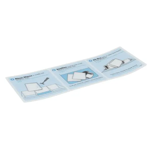 Power Soak Systems 29487 Decal - Backsplash Steps 5-7 L