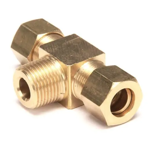Vulcan 00-498715 Tee 3/8Mpt X 7/16Cc