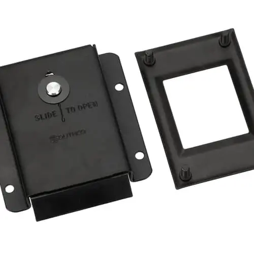 Carter-Hoffmann 18302-0037 FLUSH SLIDE DOOR LATCH W/TRIM
