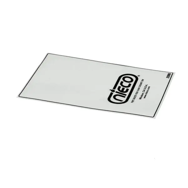 Nieco 22895 Label 1 Blet Control Box