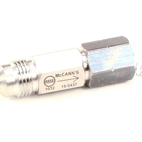Multiplex 19-0437 Check Valve Carbonator Double 3/8