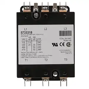 York S1-02442416000 Contactor 3-Pole 30A 24V
