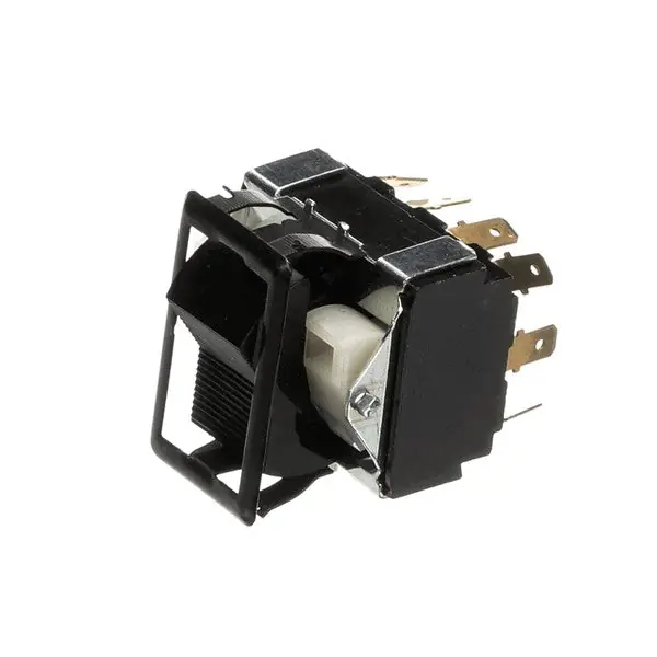 Bunn 03356.0003 SWITCH 4PDT 250V BLACK W/BLACK BZL