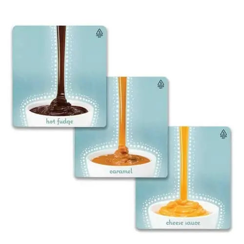 Server 86749 3 Decals- Caramel Cheese Fudge