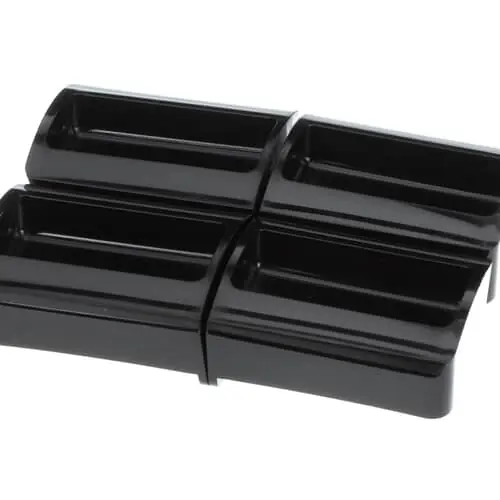 Server 88732 Portion Tray, .45 Fl Oz Blk, 4 Pack