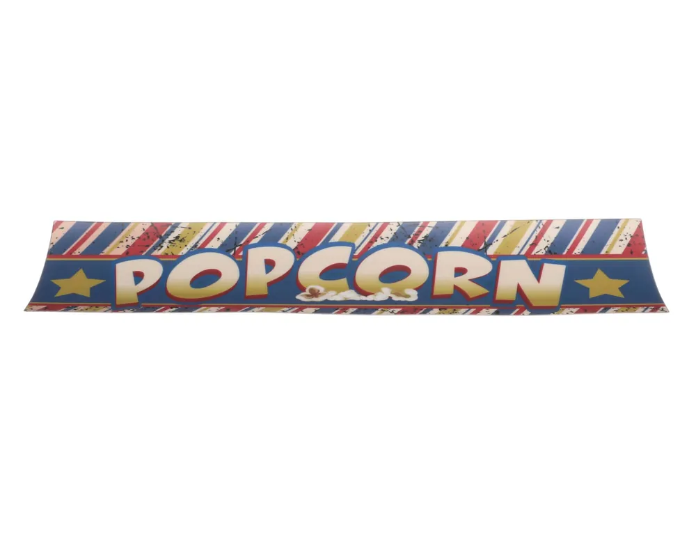 Winco POP-8RC-D Golden Popcorn Decal