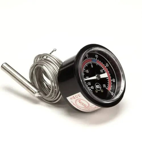 Victory 50827402 Therm Dial 2Dia 6' Cap Tube Blk S9
