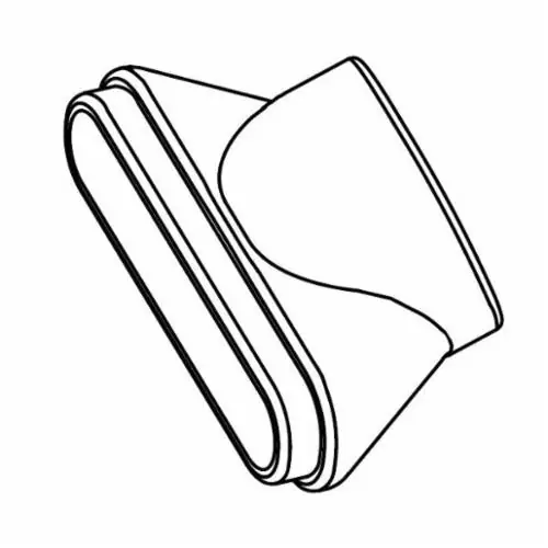 Dynabrade 69364 Vacuum Shroud Adapter for Use With Dynorbital 69113 and 69114 Silver Supreme Sanders