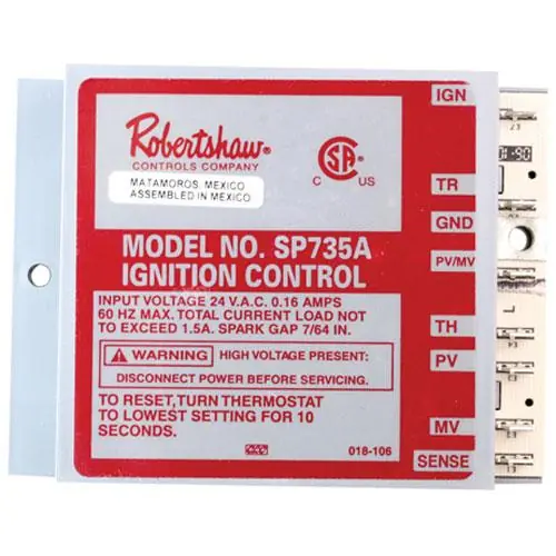 Frymaster 8073563 Ignition Control Power Size Replacement MPN