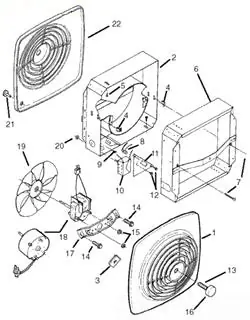 Broan S99080175 Motor