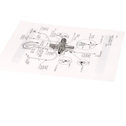Stoelting 1177816 Kit; 4-Way Tee Replacement