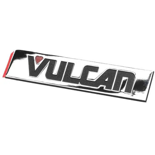 Vulcan 00-957916-00007 Nameplate Vulcan 7.25