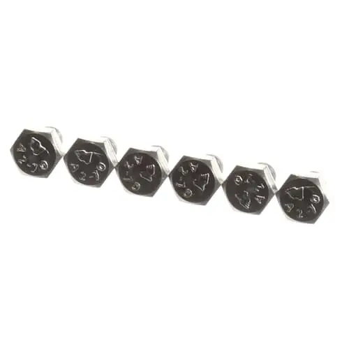 Rational 1008.0762P Hex Screw M8x10 A2 Pack of 5