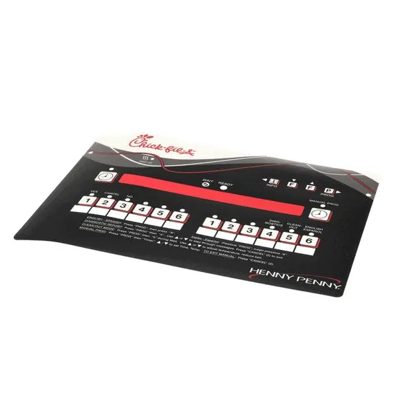 Henny Penny 97552 Control Panel Decal