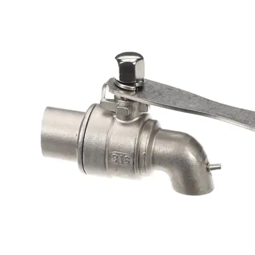 Rational 60.71.443P Ball Bib Cock 1 Machined