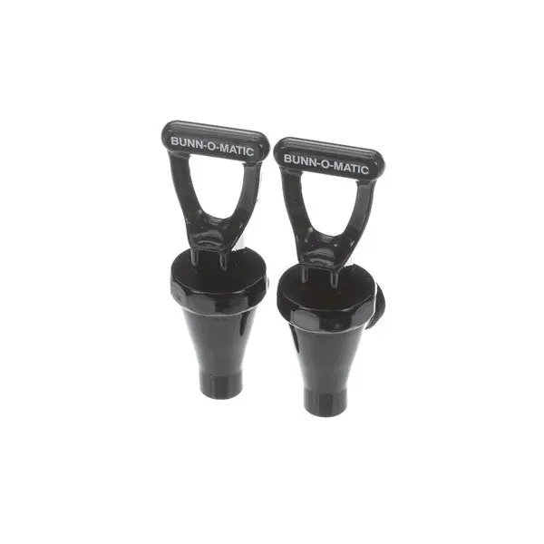 Bunn 03260.1000 Faucet Assembly Plastic Blk 2PK Replacement MPN
