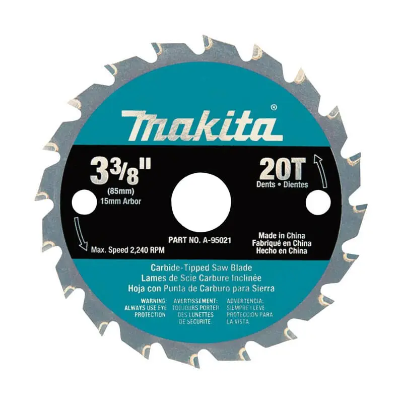 Makita A-95021 3-3/8-Inch Tct Saw Blade