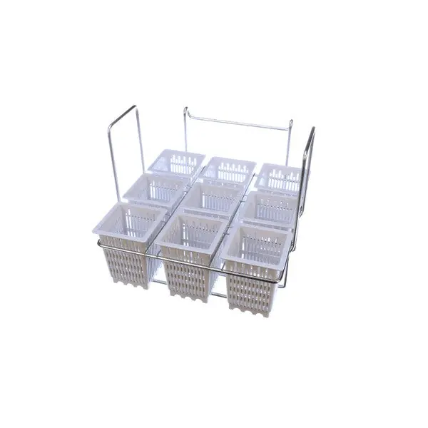 Pitco C10693-00 Set 9ind Serv Basket With Rk G 14.5 x 14.5 x 14.5