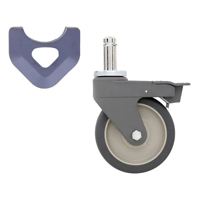 Metro 5PCBX 5 MetroMax Polyurethane Swivel/Brake Stem Caster