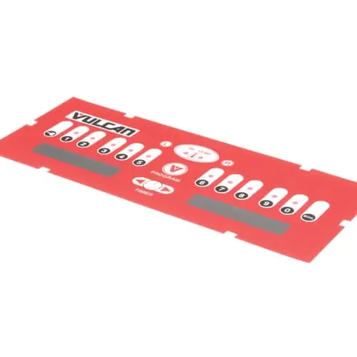 Vulcan 00-497422-00001 Overlay Control Panel-v Ulcan