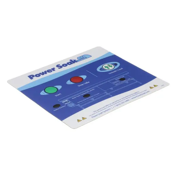 Power Soak Systems 33507 Overlay-Control Panel PS-225
