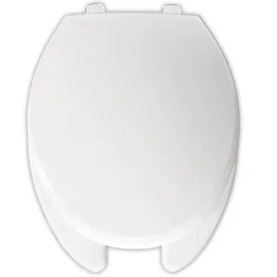 Mainline ML7650DG000 Toilet Seat - Plastic Elongated White Open Front with Cover