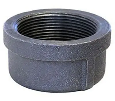 Anvil 318900727 2 in. Female Black Malleable Iron Cap