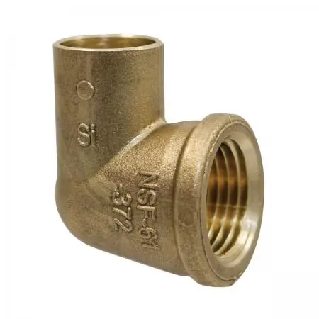 NIBCO INC B06445L 707-3-LF 1 CXF 90 ELB CAST