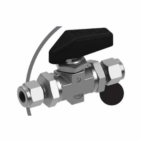 Tylok SS-6-D-TT-6-6-K HP Series Ball Valve 3/8 in CBC-Lok Tube