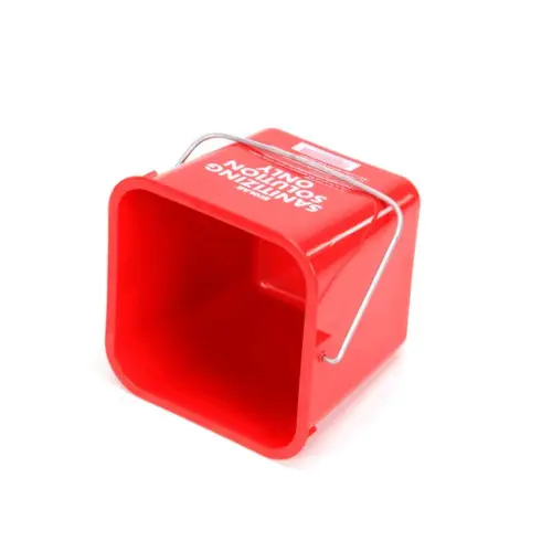 Duke 175842 Pail Sani Red 3 Quart