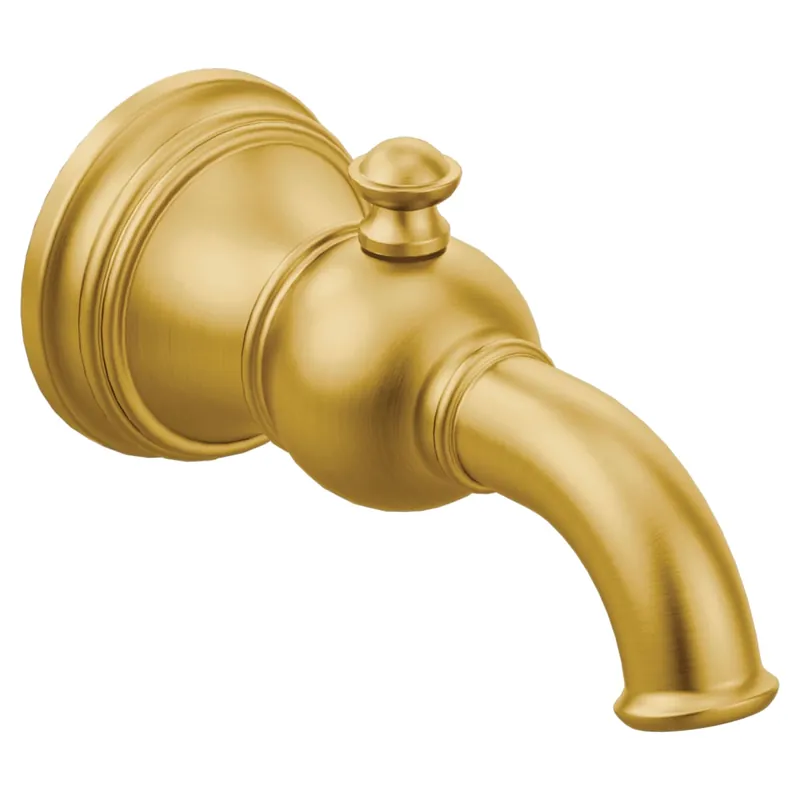 Moen S12104BG Weymouth Diverter Tub Spout in Brushed Gold