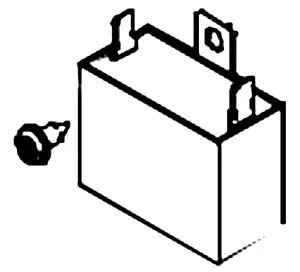 Aprilaire 5582 6 MFD Fan Run Capacitor for Model 1830 Dehumidifiers & 8191 Ventilator 450V