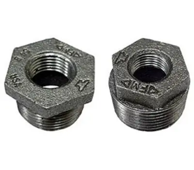 Anvil 318906682 Male x Female Black Malleable Iron Hex Reducing Bushing