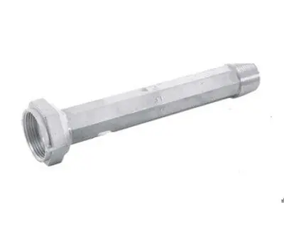 PASCO 7607 1-1/4 x 1 in. Red Brass Straight Water Meter Coupling