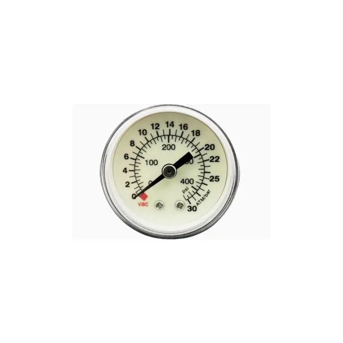 CMC 6016 2In Face Gauge - Hex Body And Air Valve