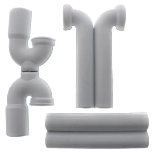 Oatey ADA099 P-Trap and Straight Grid Drain Cover Kit