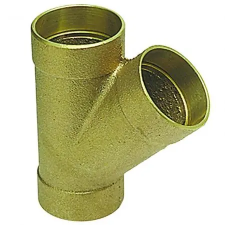 NIBCO INC E090700 810R 3X3X2 CXCXC DWV 45 WYE CAST