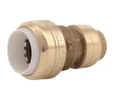 SHARKBITE UIP4008 1/2 CTS Push x PVC Brass Transition Coupling Lead Free