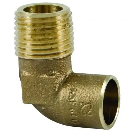 NIBCO INC B07025L 707-4R-LF 3/4X1/2 CXM 90 ELBOW CAST